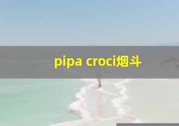 pipa croci烟斗